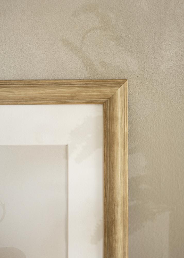 Ramă Västkusten Stejar 50x50 cm - Paspartuuri Alb 15x15 inches