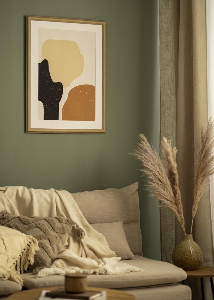 Ramă Västkusten Stejar 50x50 cm - Paspartuuri Alb 15x15 inches