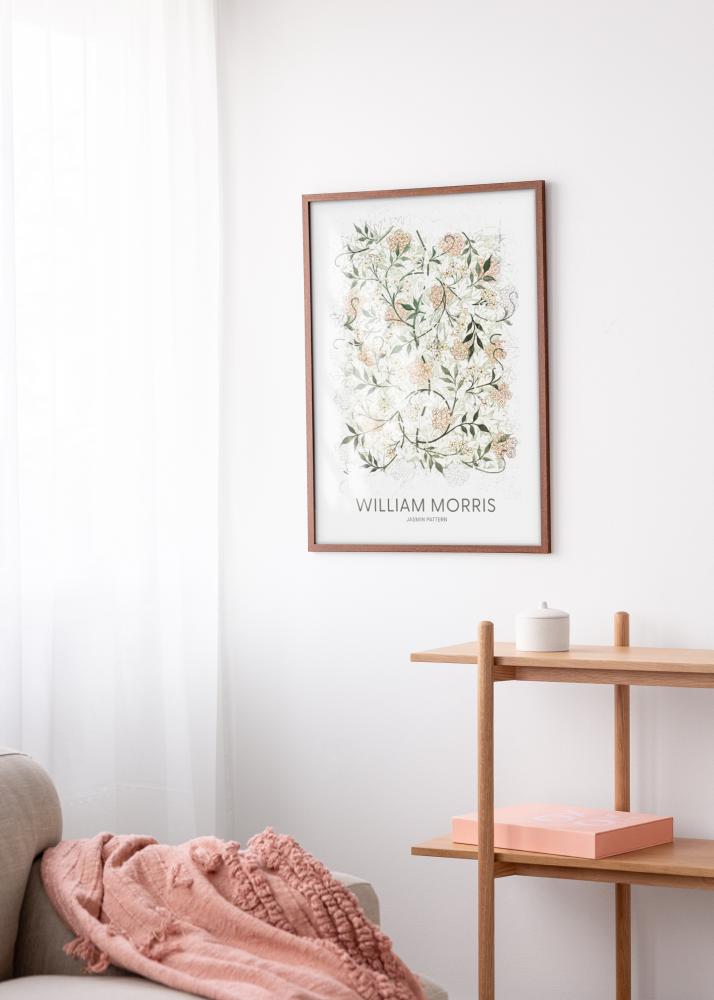 Ramă Modern Maro Cald 40x50 cm - Paspartuuri Alb 30x40 cm