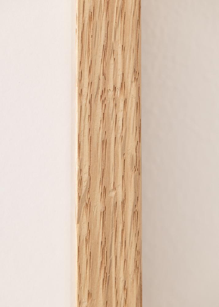 Ramă Tidlös Masiv Stejar 40x60 cm - Paspartuuri Alb 25x50 cm