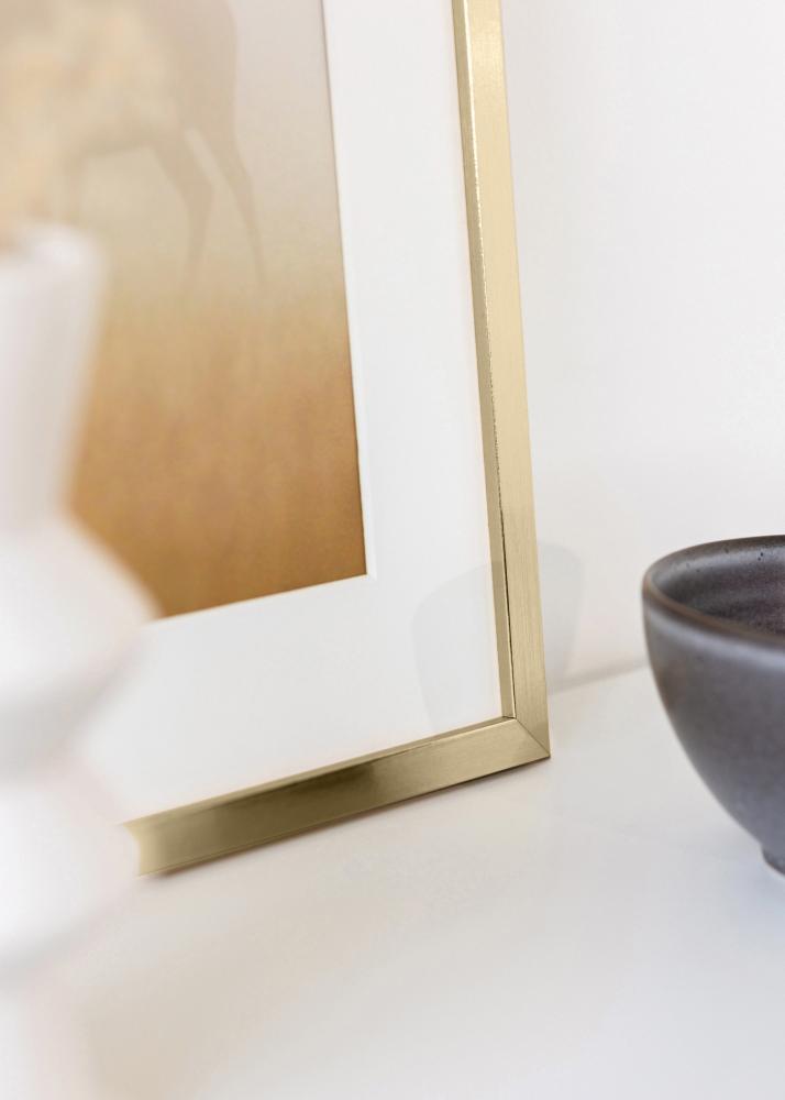 Ramă Trendy Sticlă acrilică Auriu 21x29,7 cm (A4)