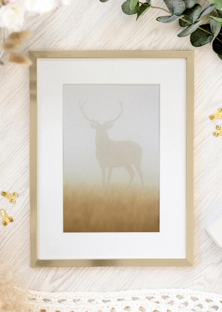 Ramă Trendy Sticlă acrilică Auriu 21x29,7 cm (A4)