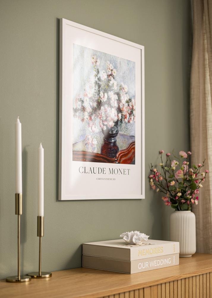 Ramă albă lată 70 x 100 cm