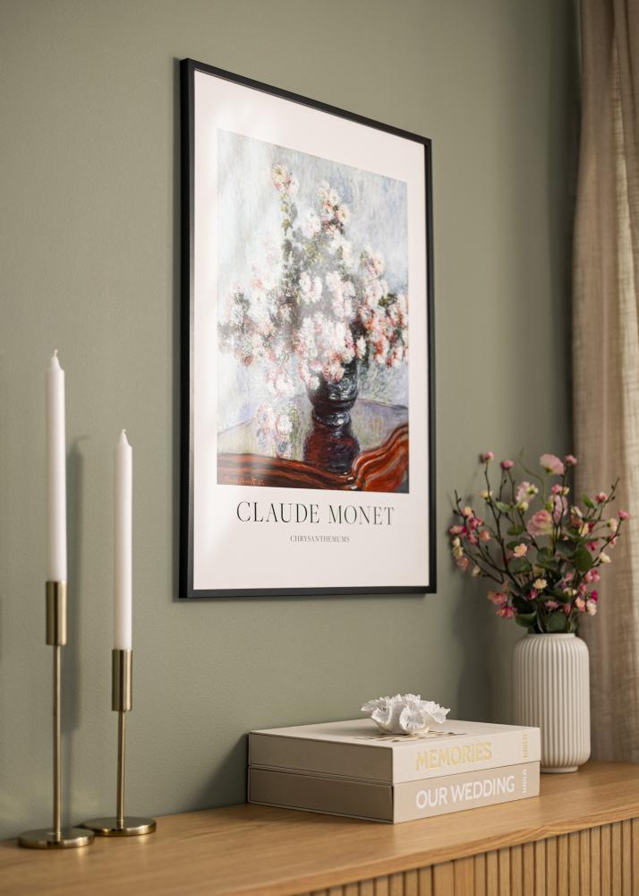 Ramă neagră îngustă 40 x 50 cm