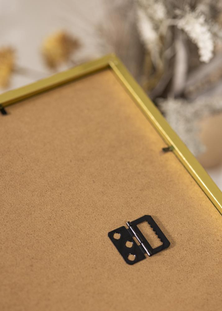 Ramă aurie îngustă 40 x 50 cm