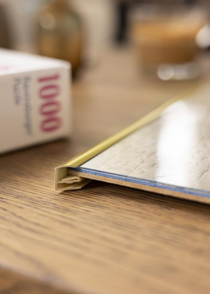 Ramă de puzzle Auriu 50x70 cm