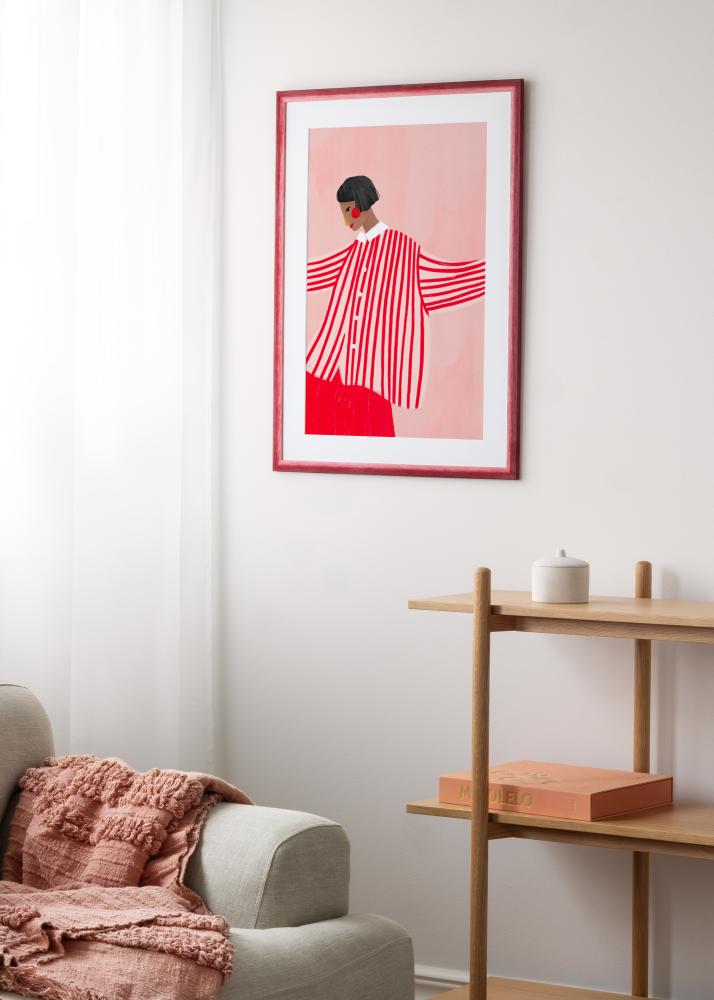 Ramă Cornwall Sticlă acrilică Roșu închis 40x50 cm