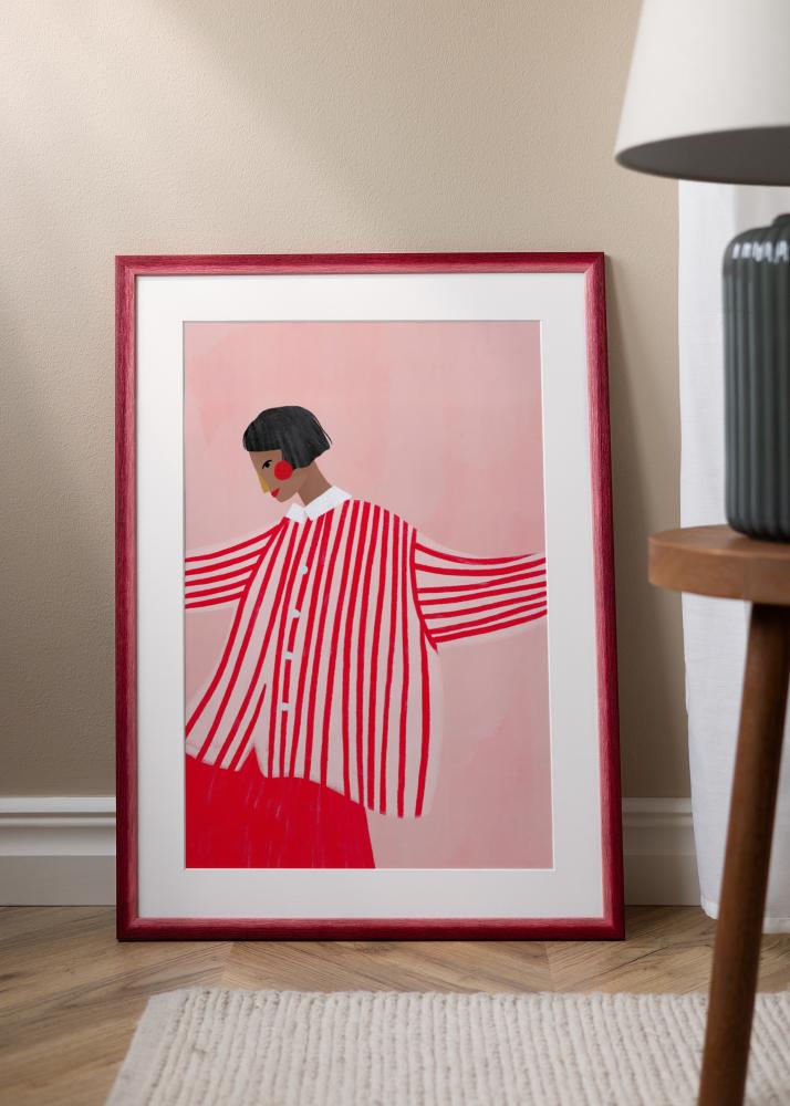 Ramă Cornwall Sticlă acrilică Roșu închis 40x50 cm