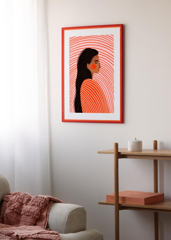 Ramă Cornwall Sticlă acrilică Roșu 42x59,4 cm (A2)