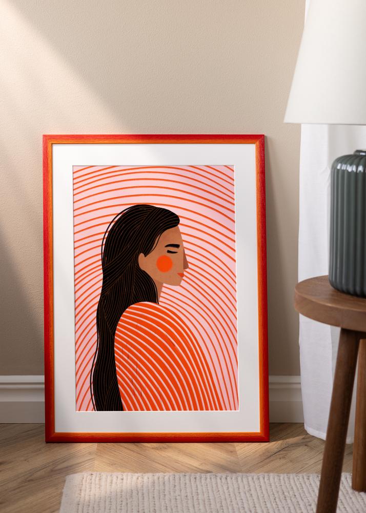 Ramă Cornwall Sticlă acrilică Roșu 42x59,4 cm (A2)