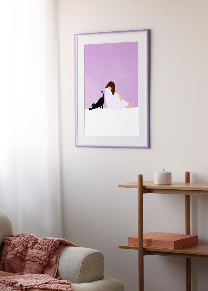 Ramă Cornwall Sticlă acrilică Lila deschis 40x50 cm