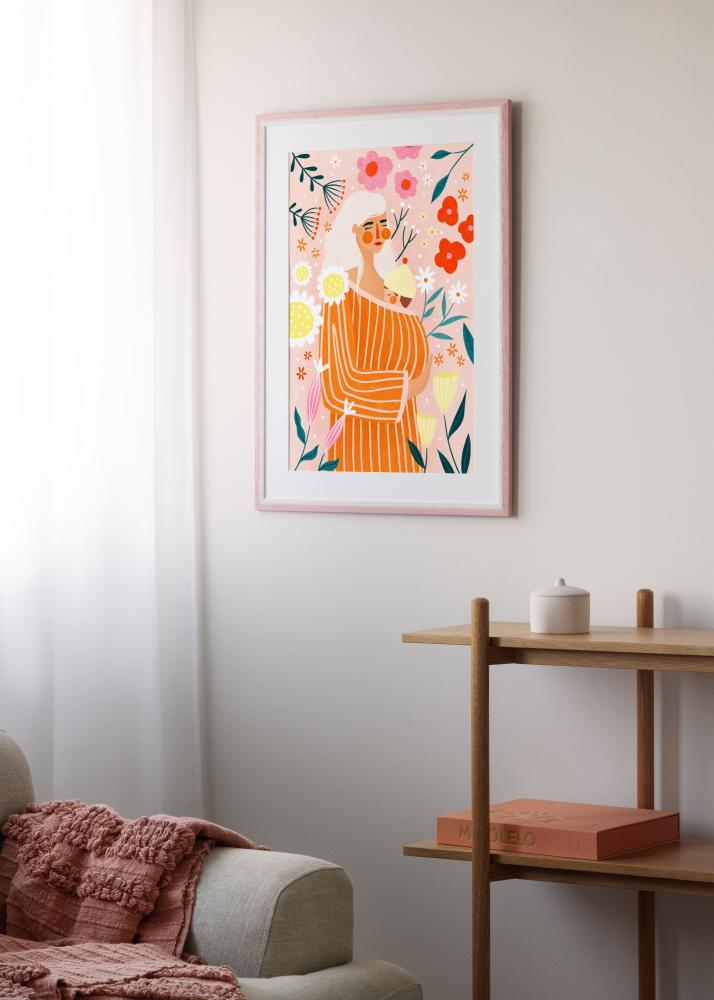 Ramă Cornwall Sticlă acrilică Roz 40x50 cm