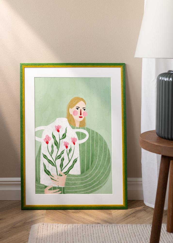 Ramă Cornwall Sticlă acrilică Verde 30x30 cm