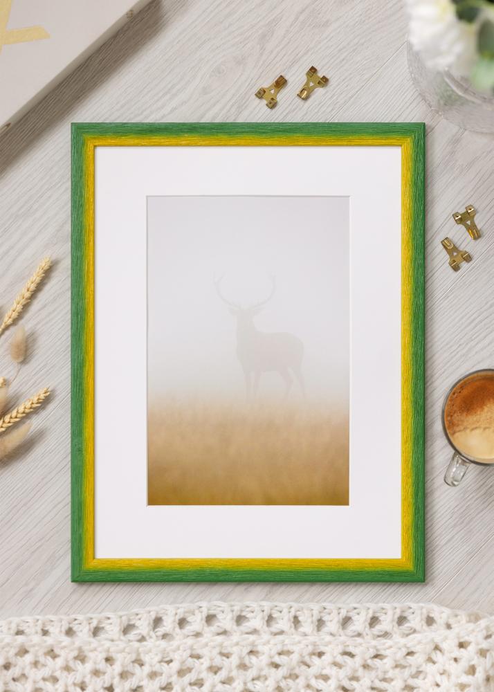 Ramă Cornwall Sticlă acrilică Verde 30x30 cm