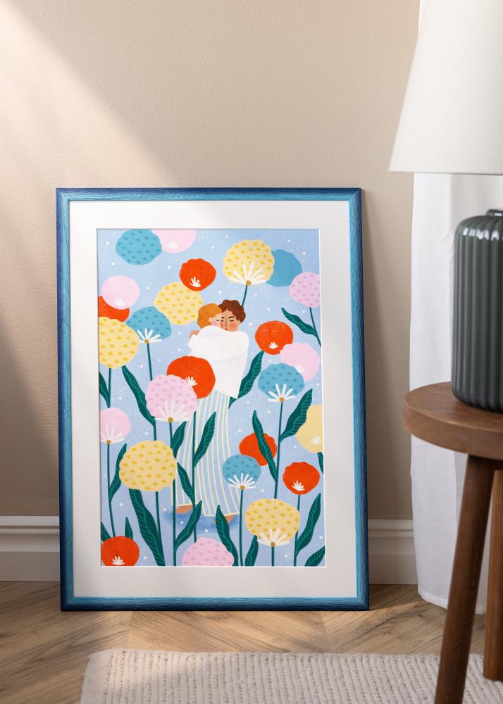 Ramă Cornwall Sticlă acrilică Albastru închis 70x100 cm