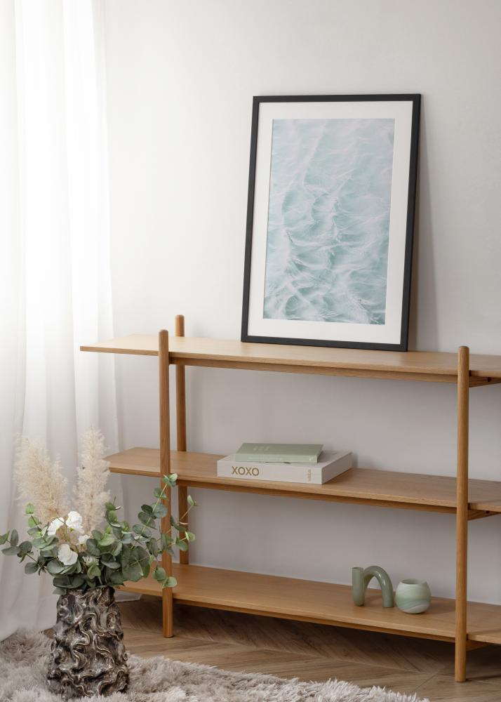 Ramă Jämtland Sticlă acrilică Negru 27x48 cm