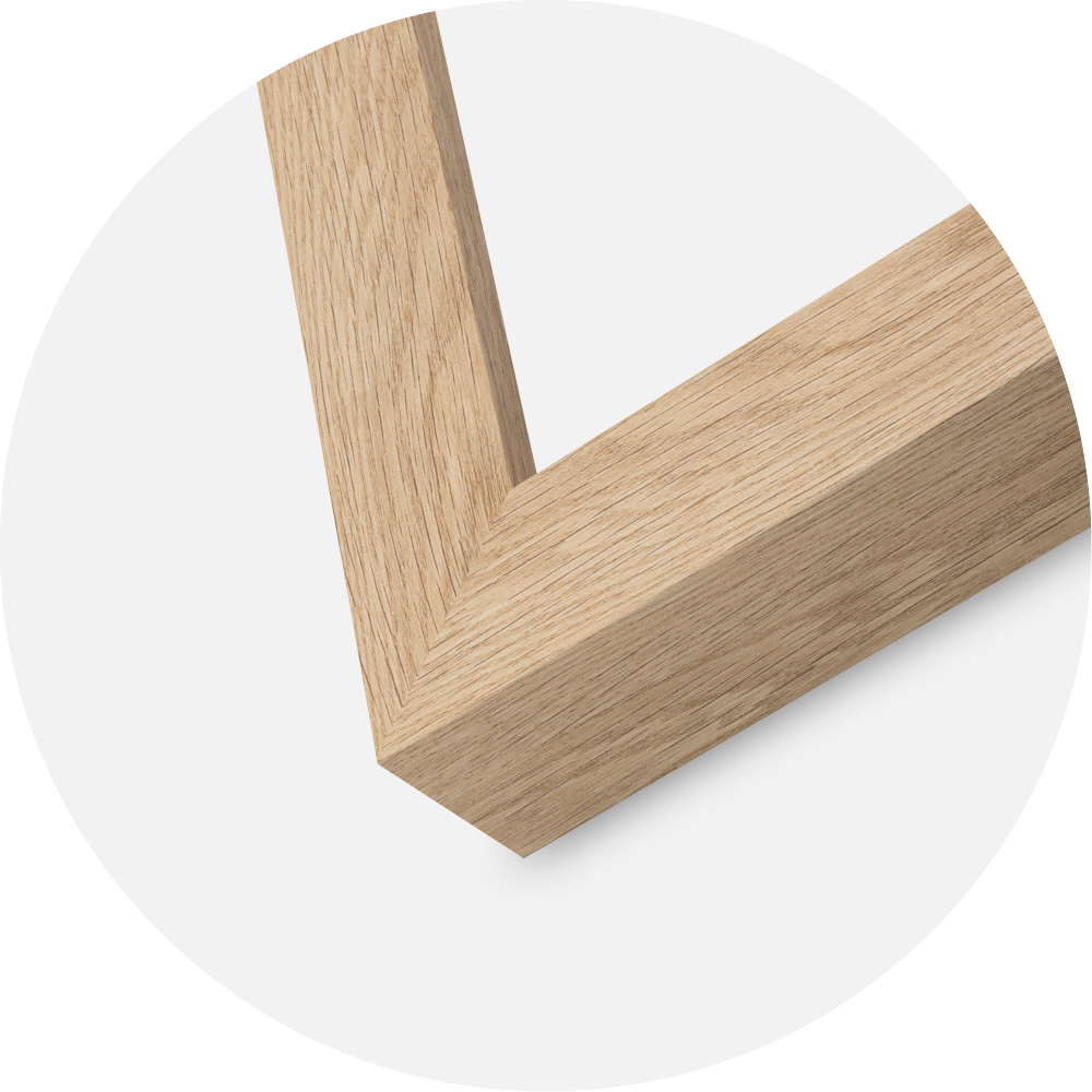 Ramă Wells Sticlă acrilică Stejar 40x40 cm