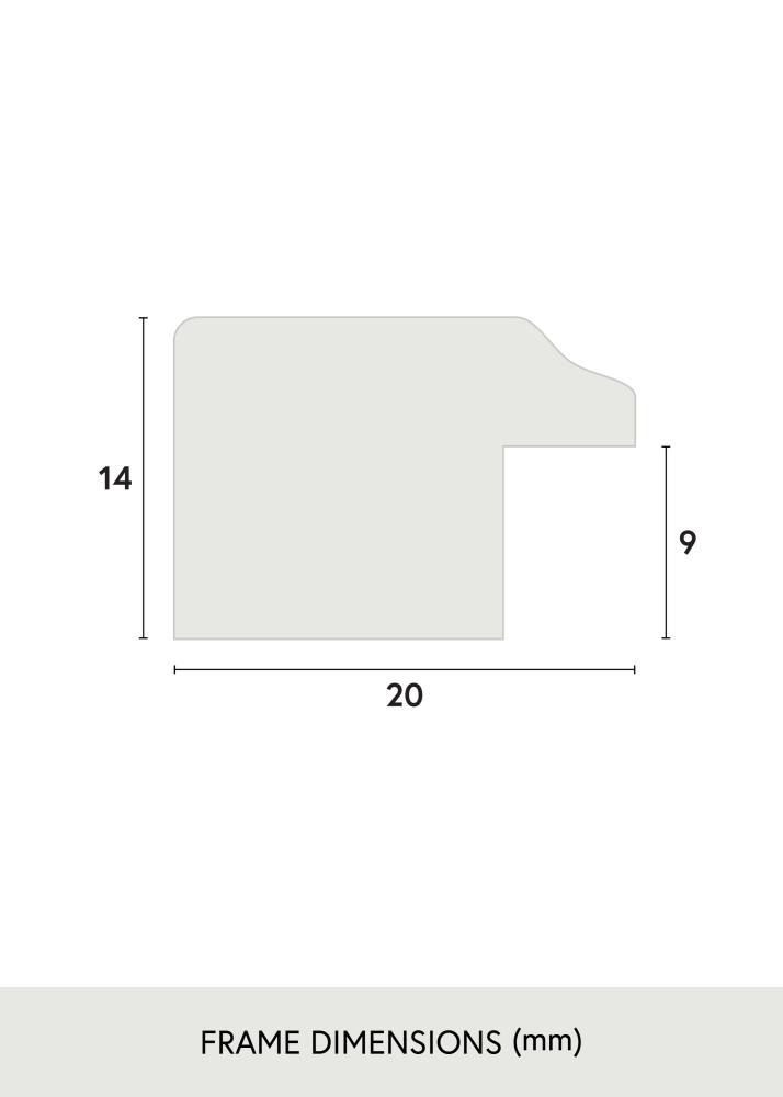 Ramă Whitby Sticlă acrilică Mov 40x40 cm