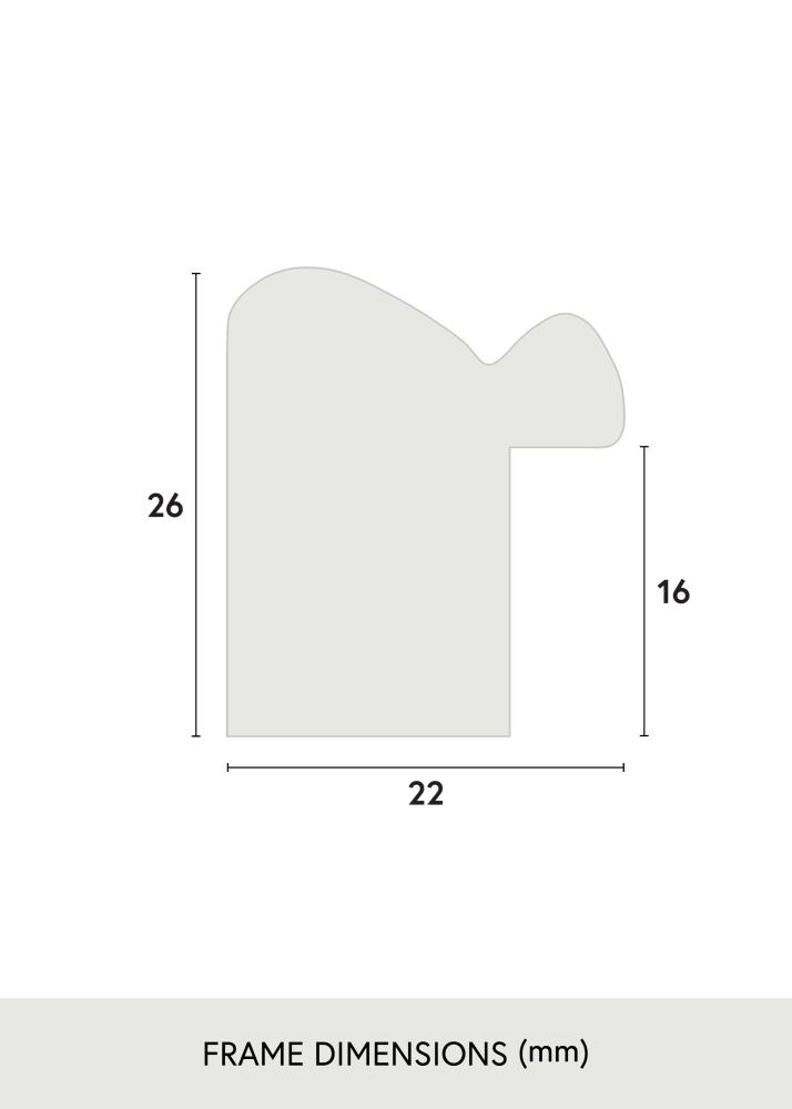 Ramă Canterbury Sticlă acrilică Albastru 40x50 cm