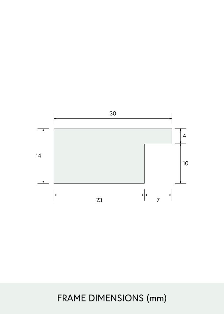 BGA Select Wide Sticlă acrilică Negru 59,4x84,1 cm (A1)
