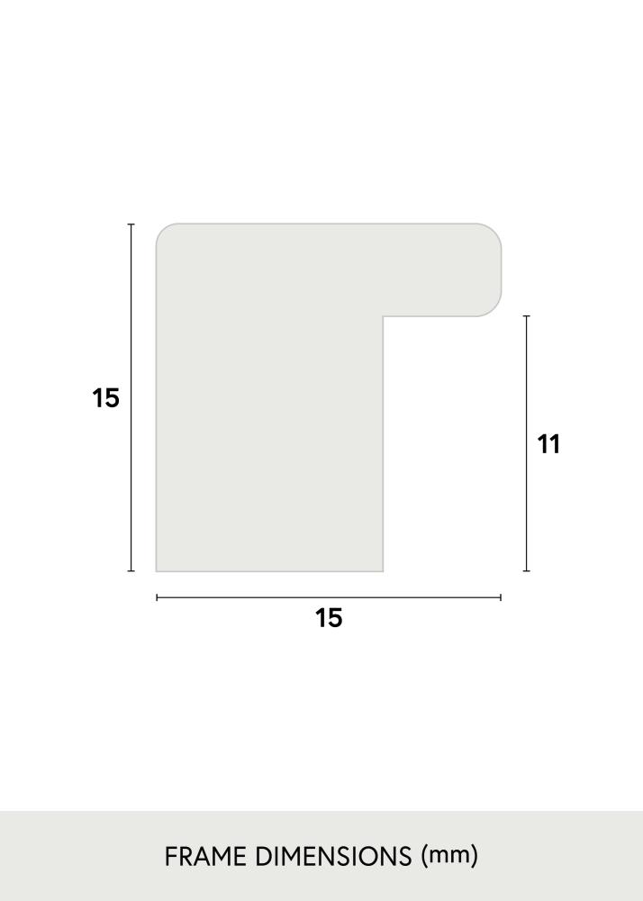 Ramă Vemdalen Sticlă acrilică Stejar 46x49 cm