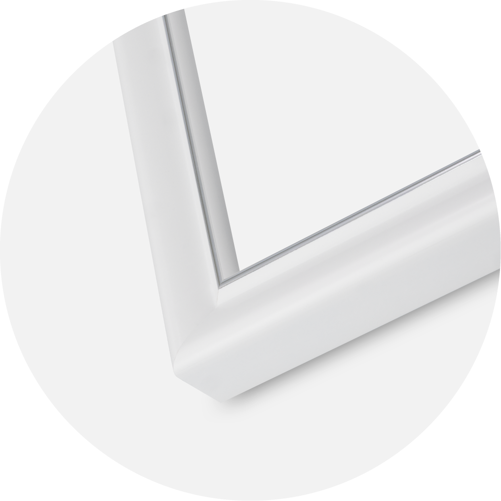 Ramă Canterbury Sticlă acrilică Alb 21x29,7 cm (A4)