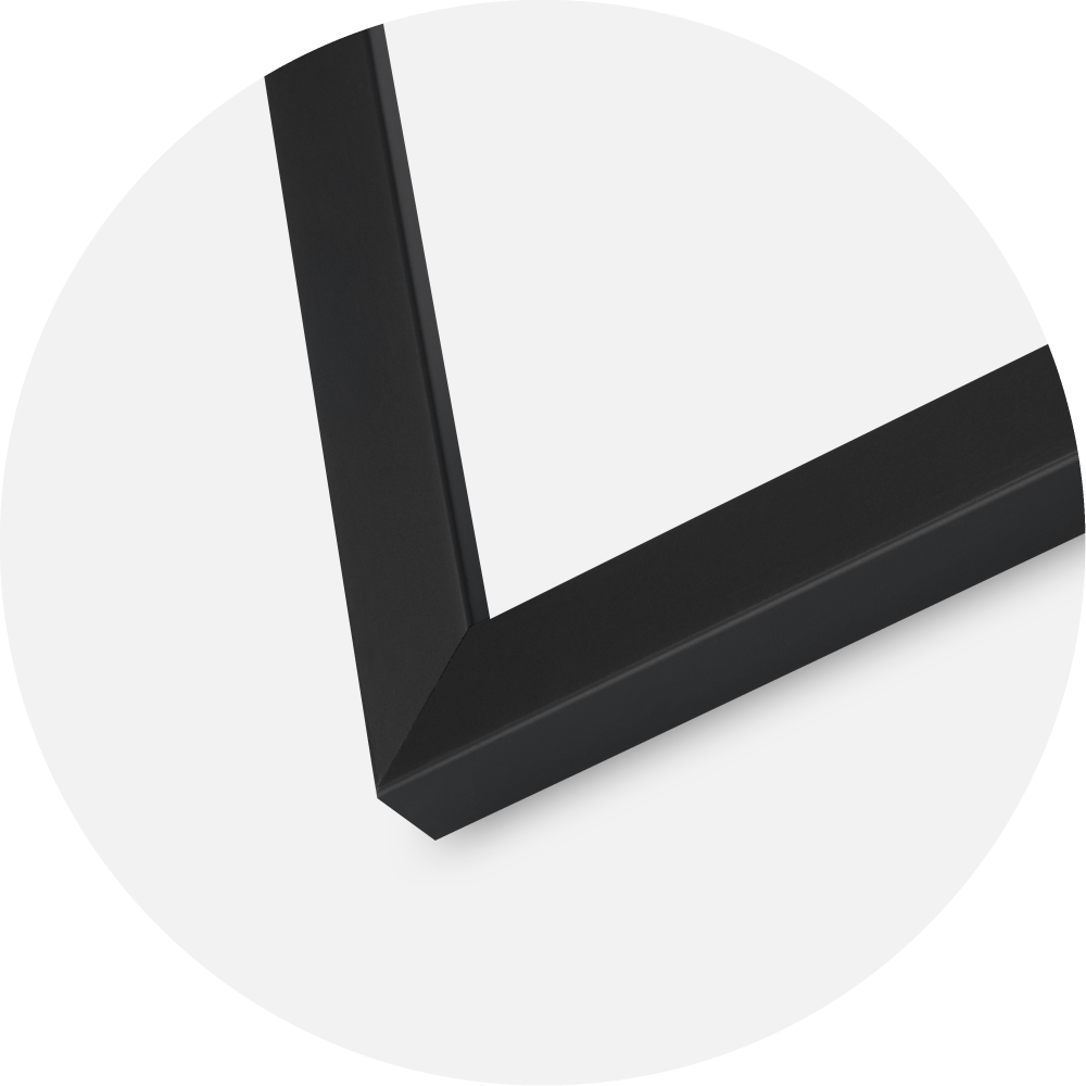 Ramă Oban Sticlă acrilică Negru 40x40 cm