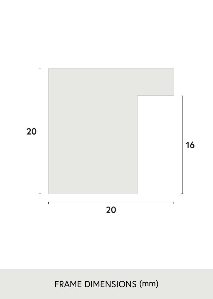 Ramă Salisbury Sticlă acrilică Stejar 30x40 cm