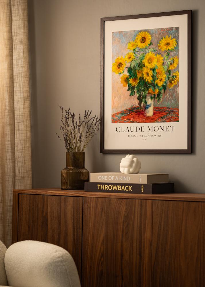 Ramă Modern Sticlă acrilică Nuc 50x60 cm