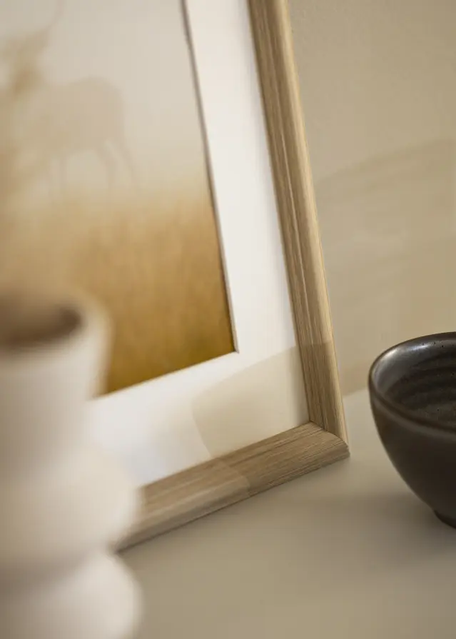 Ramă Västkusten Sticlă acrilică Stejar 25x25 cm