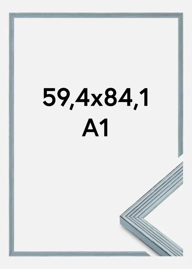 Ramă Tosca Akrylglas Albastru 59,4x84,1 cm (A1)