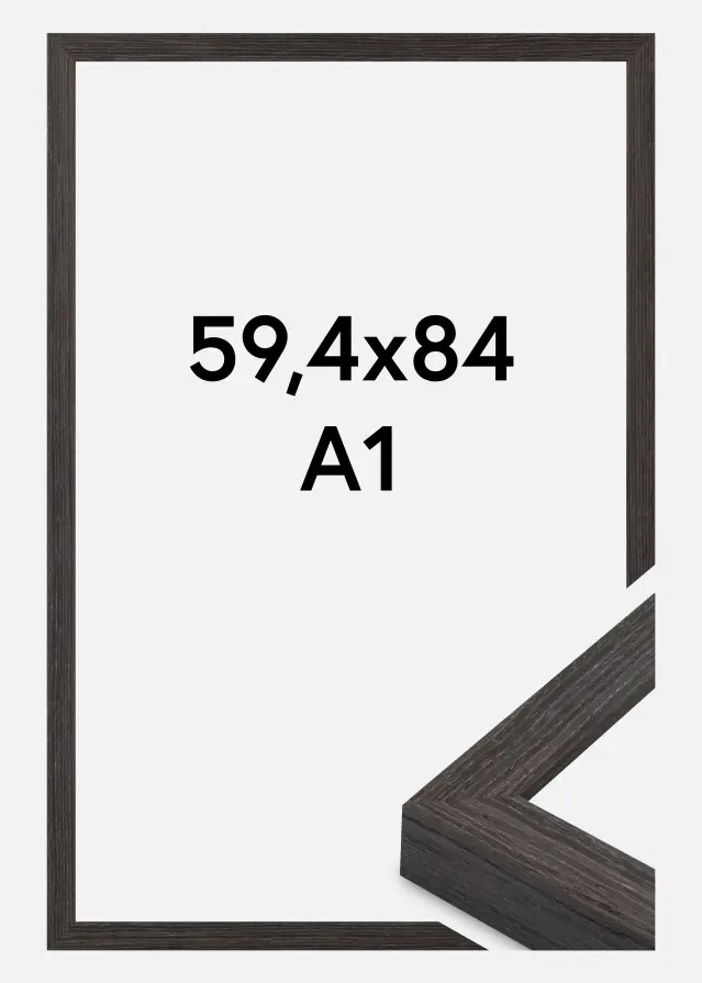Ramă Cotswold Sticlă acrilică Gri 59,4x84,1 cm (A1)