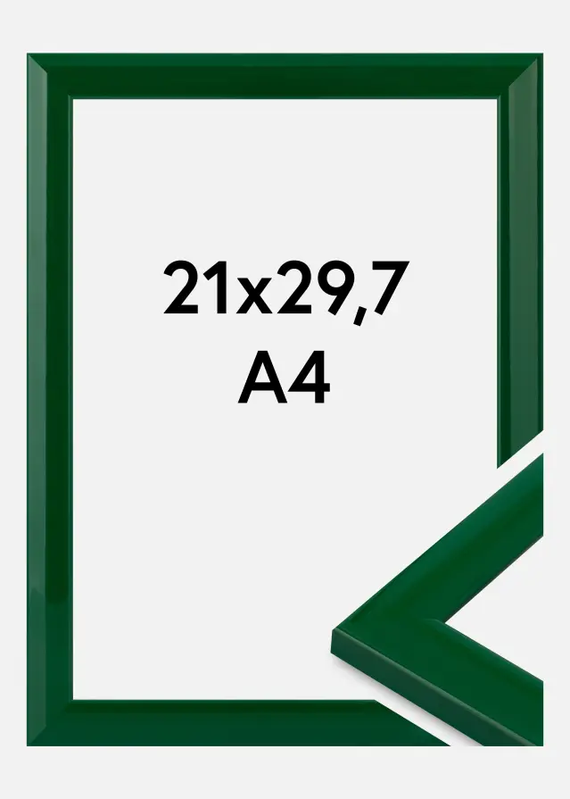 Ramă Dorset Sticlă acrilică Verde 21x29,7 cm (A4)
