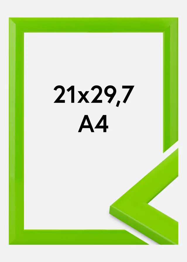 Ramă Dorset Sticlă acrilică Verde deschis 21x29,7 cm (A4)