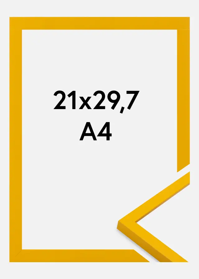 Ramă Kent Sticlă acrilică Auriu 21x29,7 cm (A4)