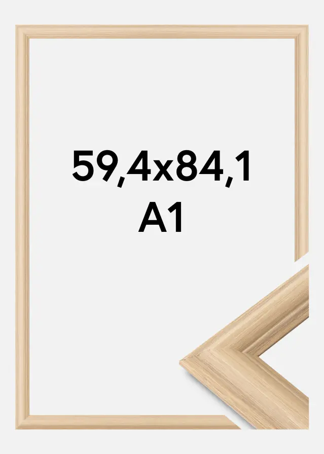 Ramă Västkusten Sticlă acrilică Stejar 59,4x84,1 cm (A1)
