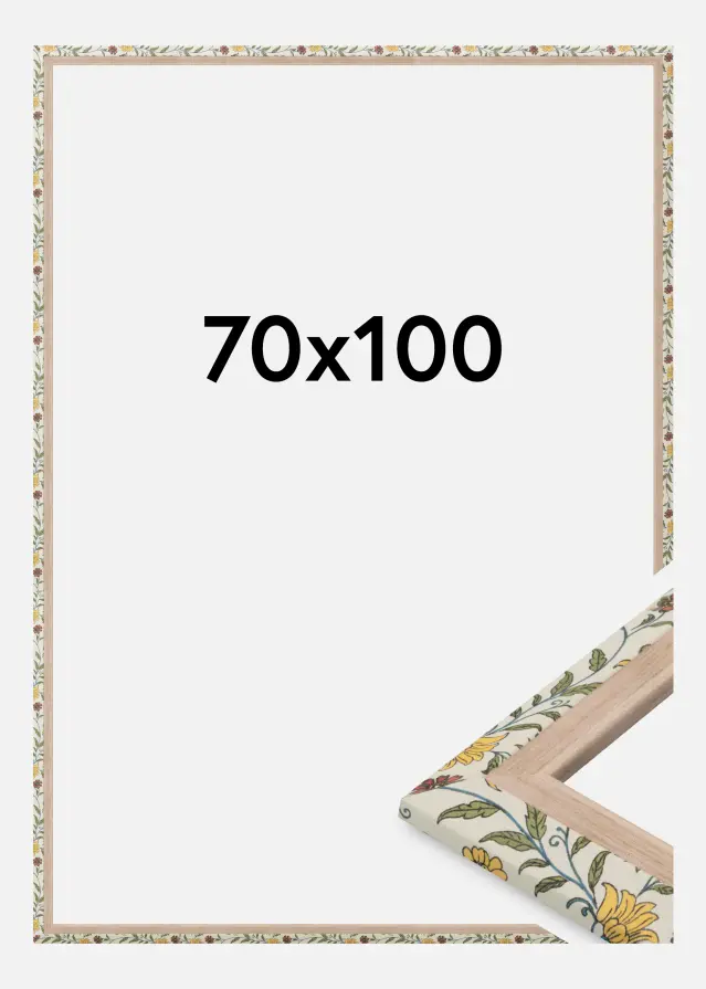 Ramă Arco Sticlă acrilică Floral Stejar 70x100 cm