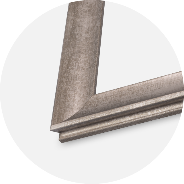 Ramă Conca Sticlă acrilică Argintiu 59,4x84 cm (A1)