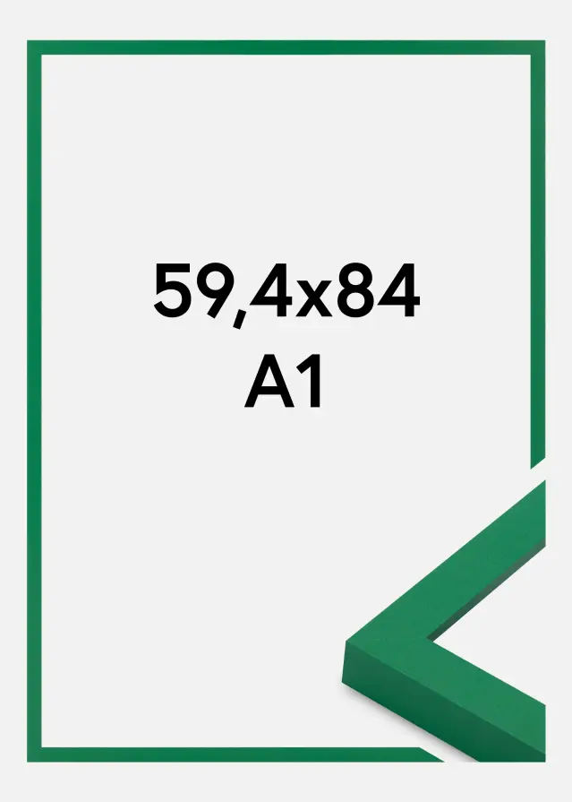 Ramă Selection Sticlă acrilică Light Green 59,4x84,1 cm (A1)