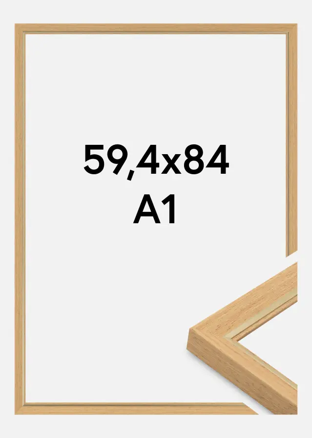 Ramă Apex Sticlă acrilică Fag 59,4x84 cm (A1)