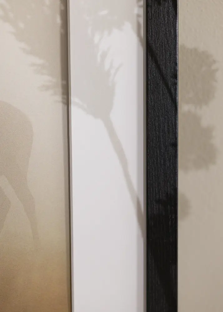Ramă Stilren Negru Stejar 50x70 cm - Paspartuuri Alb 33x56 cm