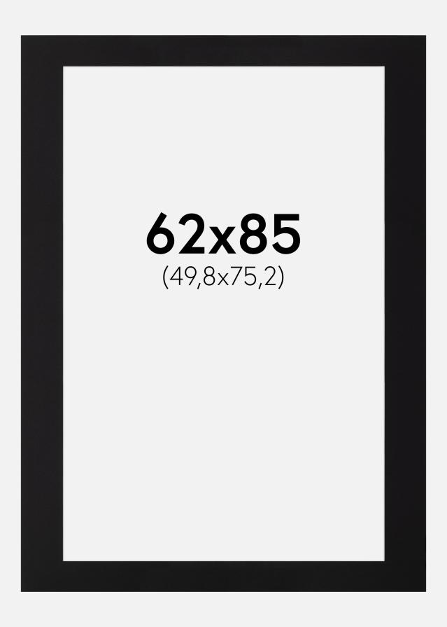 Paspartu Canson Negru Margine albă 62x85 cm (49,8x75,2)