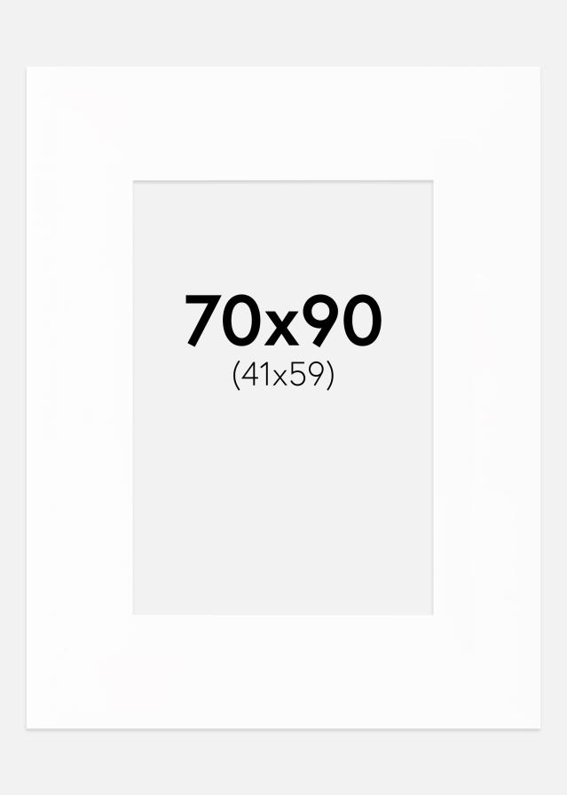 Paspartu Canson Alb Margine albă 70x90 cm (41x69)