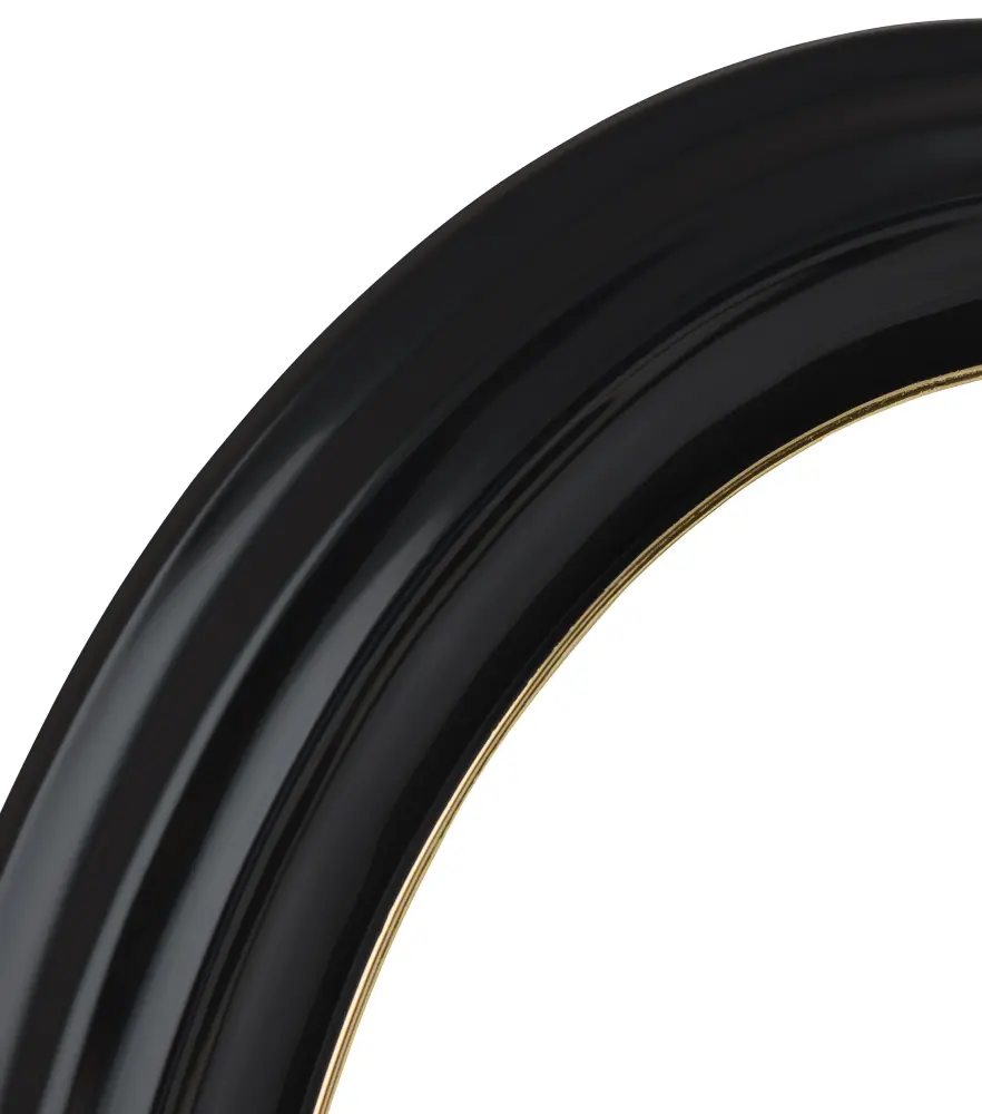 Eiri Mozart Oval Negru 13x18 cm