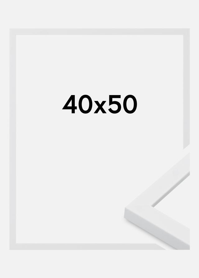Ramă Oban Sticlă acrilică Alb 40x50 cm