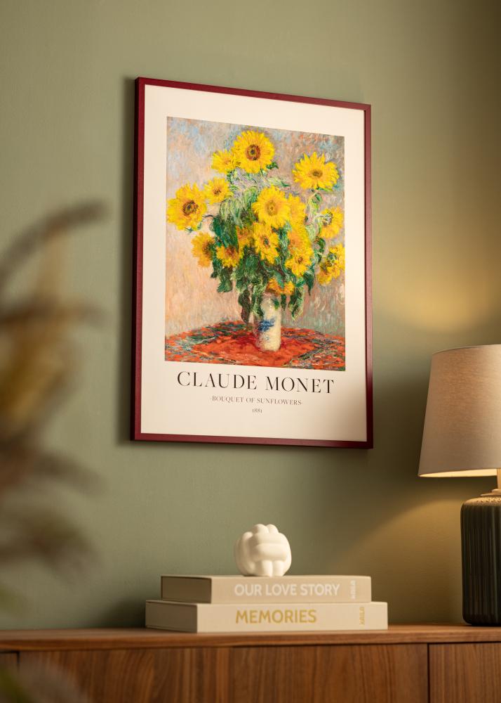 Colorful Sticlă acrilică Roșu 40x50 cm