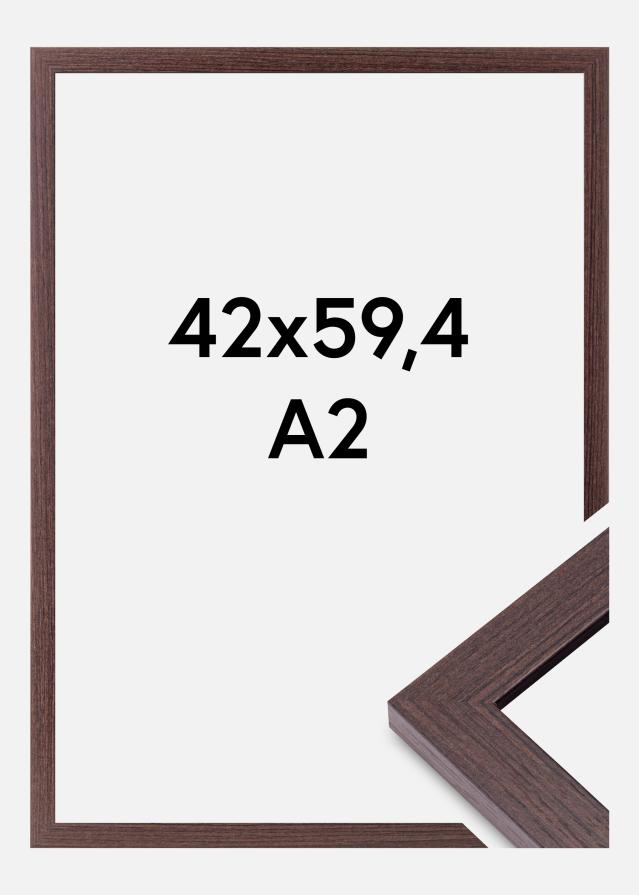 Ramă Deco Sticlă acrilică Nuc 42x59 cm (A2)