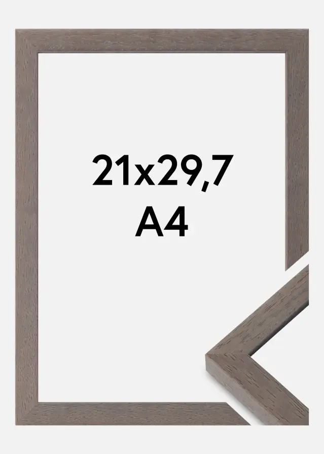 Ramă Hermes Sticlă acrilică Gri-bej 21x29,7 cm (A4)