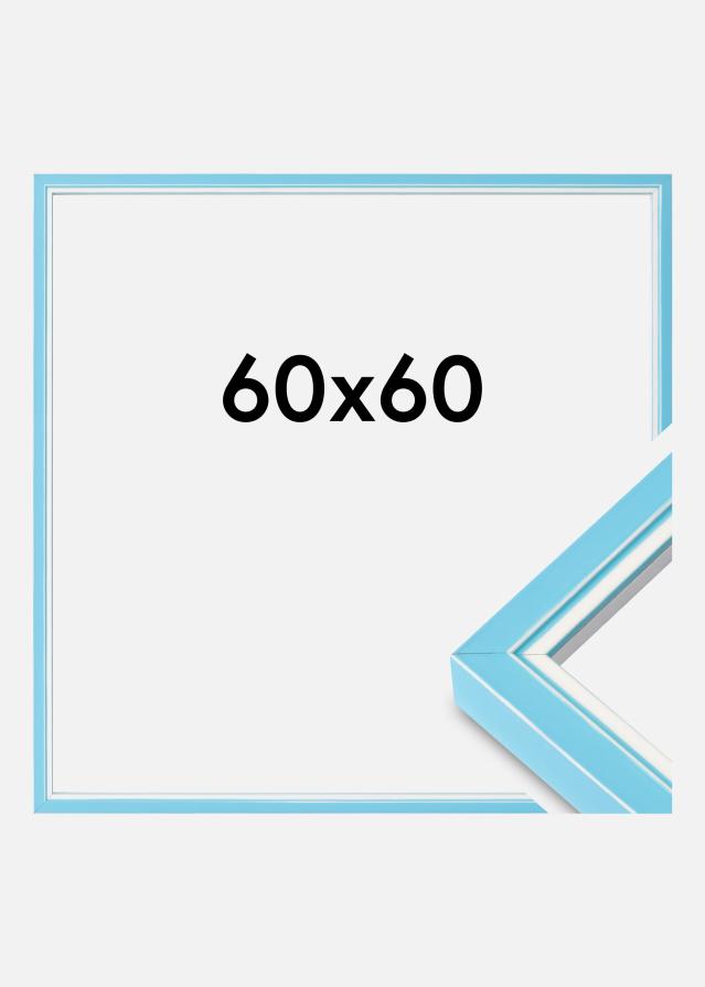 Ramă Diana Sticlă acrilică Albastru deschis 60x60 cm