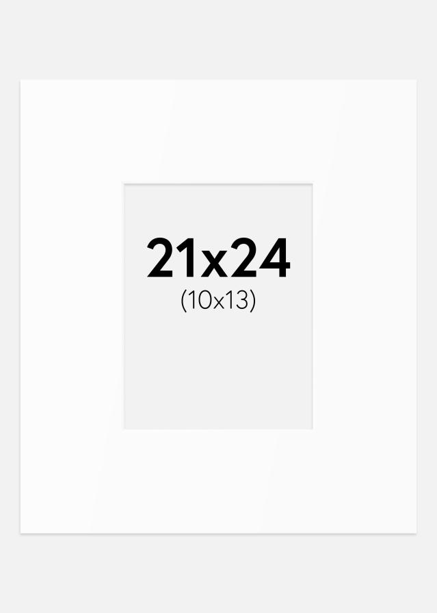 Paspartu Alb Standard (Miez Alb) 21x24 cm (10x13)